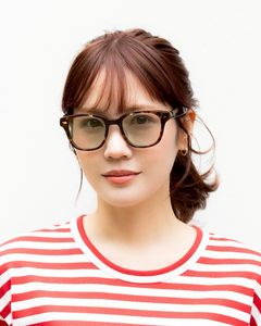 ノチノオプティカル "SANSUI" #3. RICH AMBER × GREY GREEN to D.GREY(調光モデル)