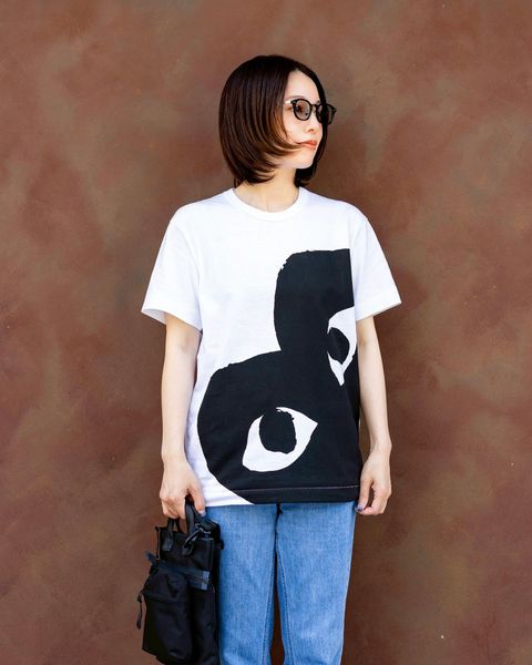 PLAY COMME des GARCONS  BLACK HEART Tシャツ style.2025.06.28