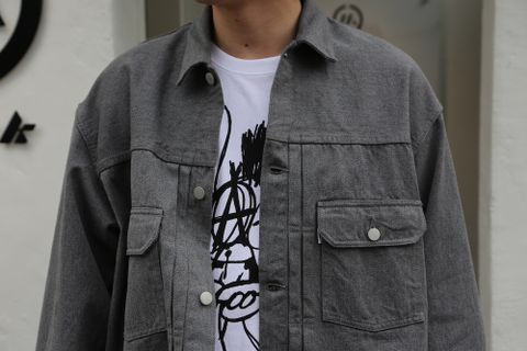 Graphpaper Colorfast Denim Blouson(GM204-30234B) style.2021.2.14.