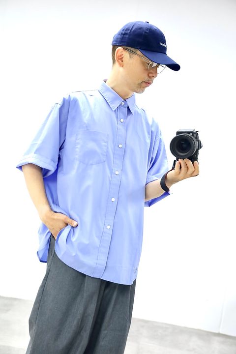 フレッシュサービス CORPORATE UNIFORM S/S SHIRT(FSC262-50040B)L.BLUE