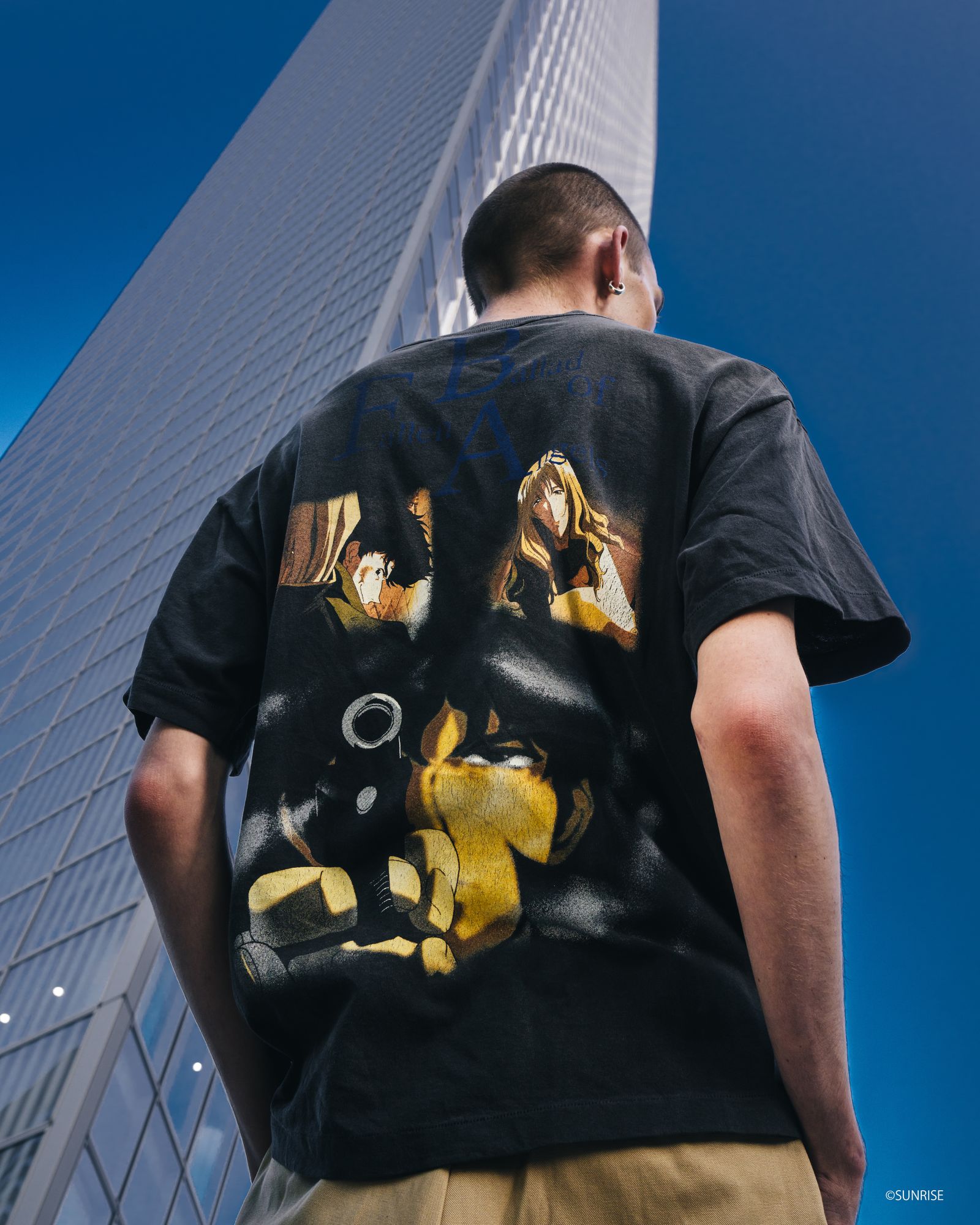 セントマイケル25SS カウボーイビバップ CB_SS TEE(SM-HR8-0000-C04)BLACK