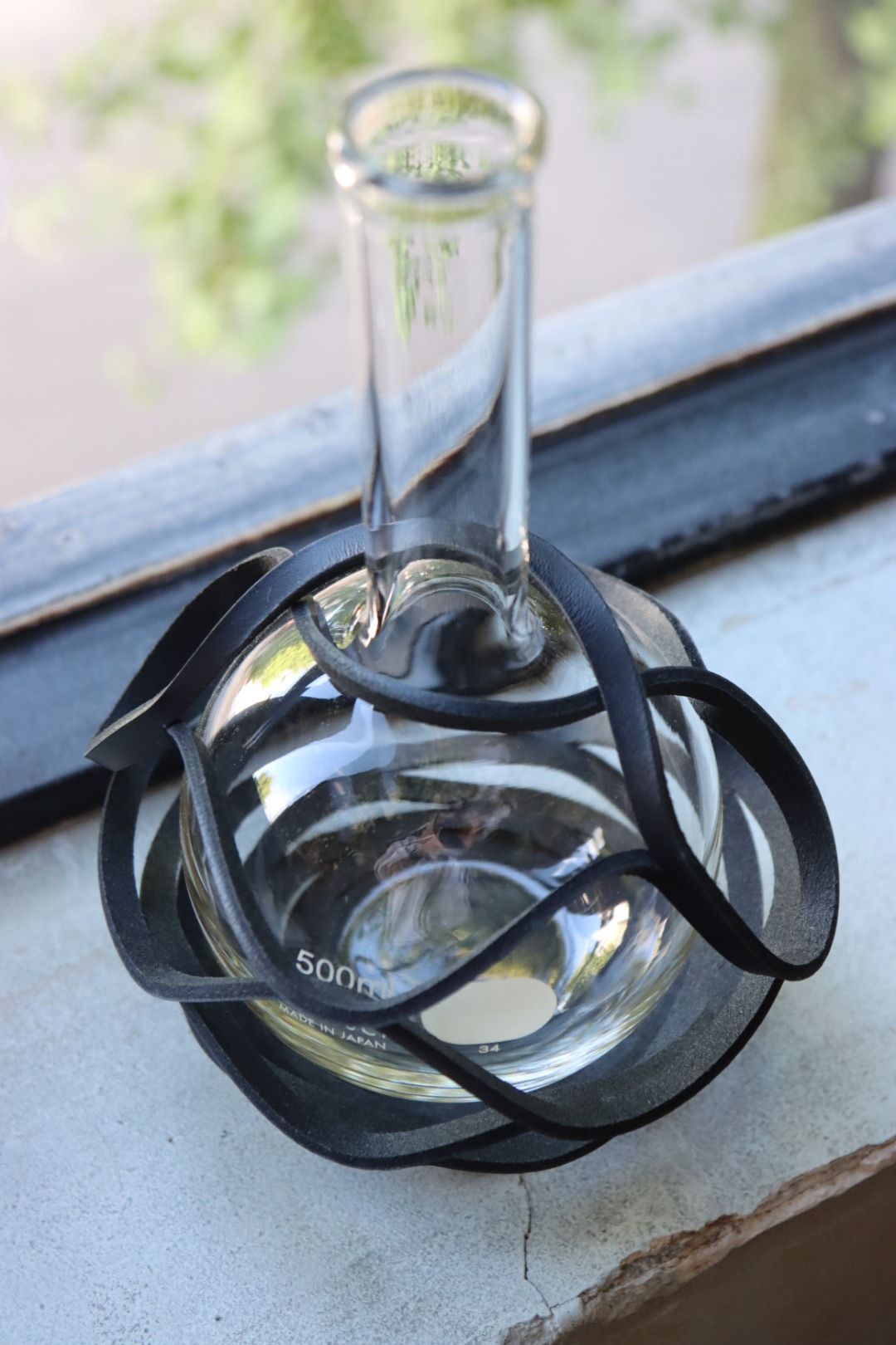 エンダースキーマ 花瓶 Flat-bottom flask 500ml(sv-hf-500)black