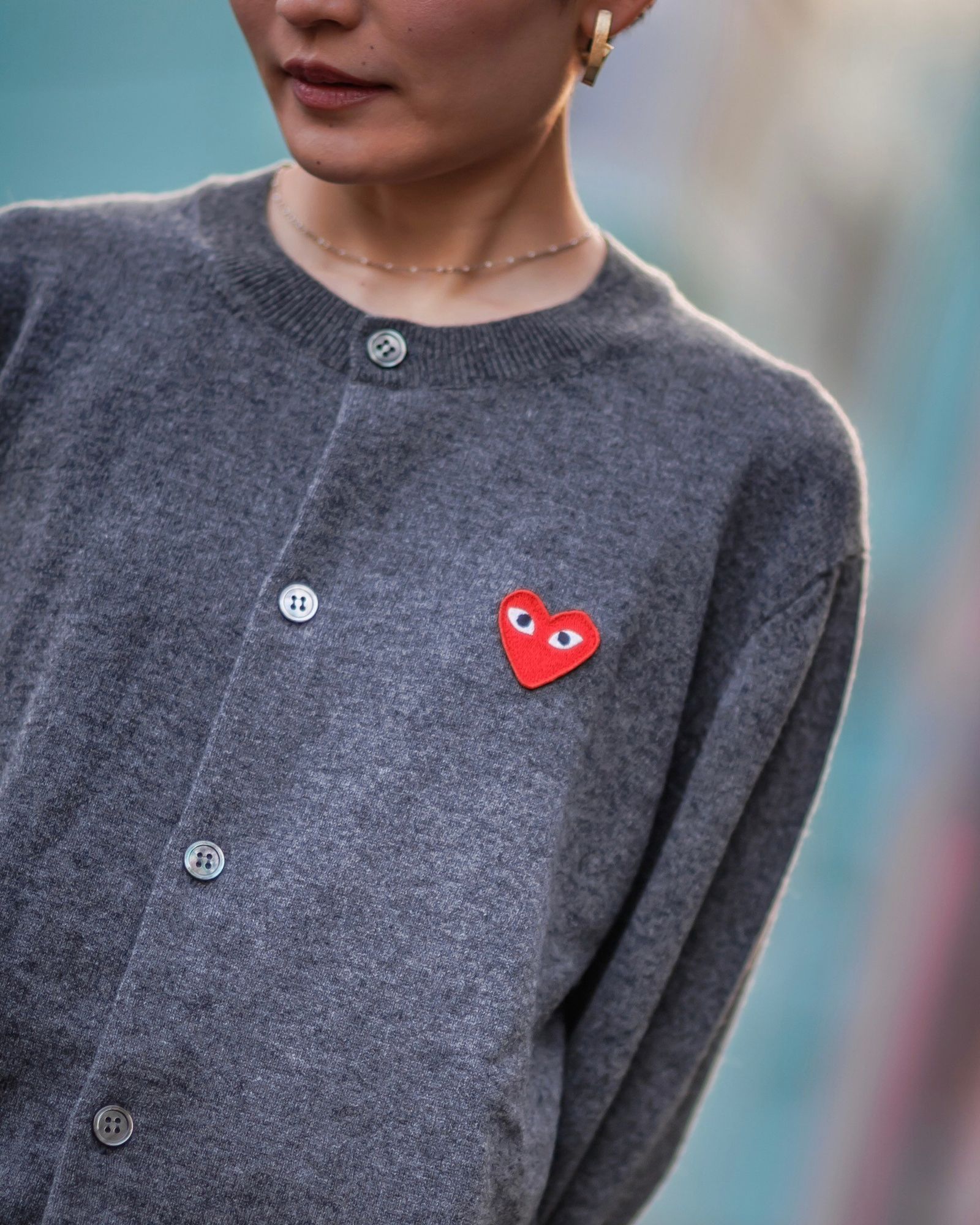 PLAY COMME des GARCONS - プレイコムデギャルソン ROUND NECK