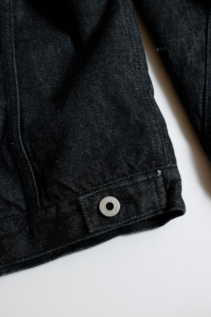 ファンダメンタル デニムジャケット THIRD THIRD JACKET RINSE(FA25JK33R-BK)BLACK