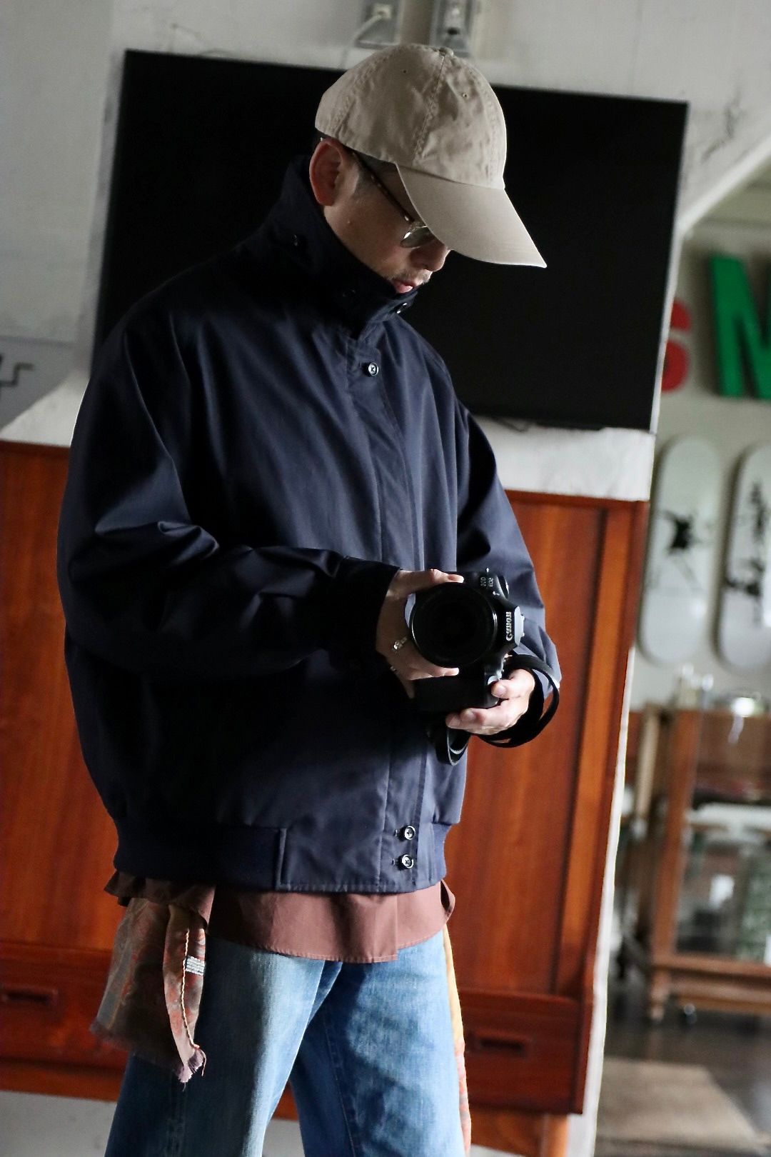 A.PRESSE - アプレッセ22FW Harrington Jacket(22AAP-01-08H)NAVY | mark