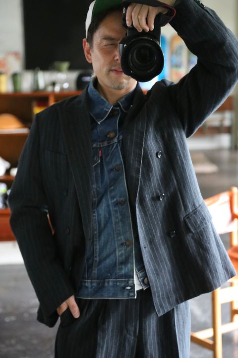 A.PRESSE  Double Breasted Jacket(21AAP-01-07M)CHARCOAL style※8月21日発売
