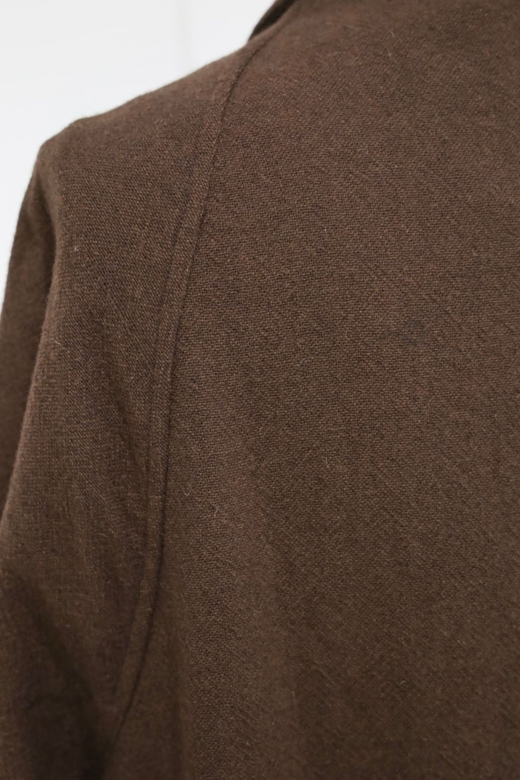 blurhms ブラームス Classic Wool Balmacaan Coat(BHS25F009)Brown☆新作発売！