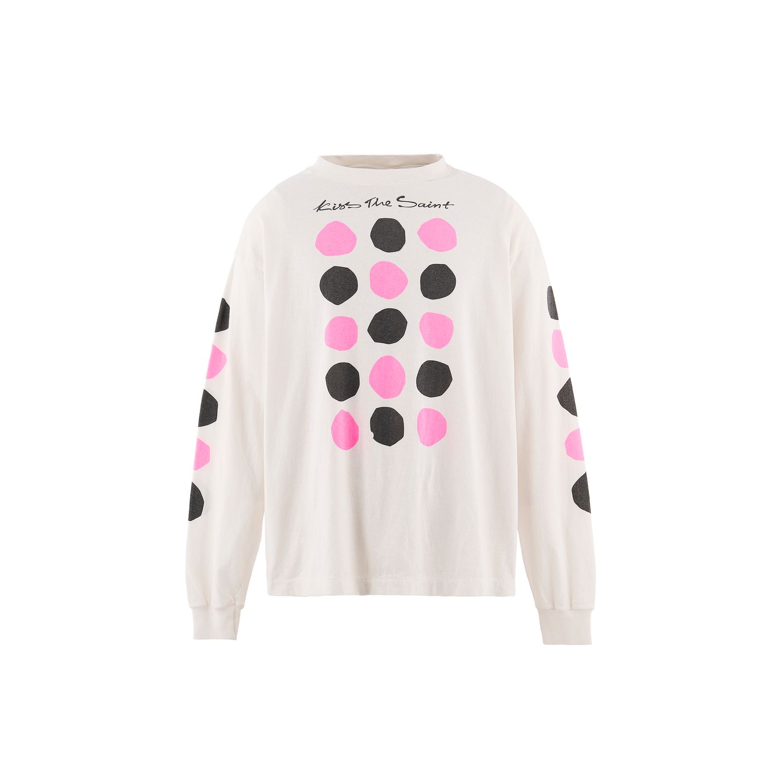 セントマイケル 26SS DOT LS T-SHIRT (SM-MK8-0000-031)WHITE☆3月7日(土)発売！