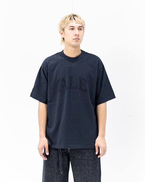 blurhms ROOTSTOCK ブラームスルーツストック 26SS ALE-Y 88/12 Print Tee WIDE(bROOTS25S36S26A)NIGHT BLACK x BLACK☆4月17日(金)新作発売！