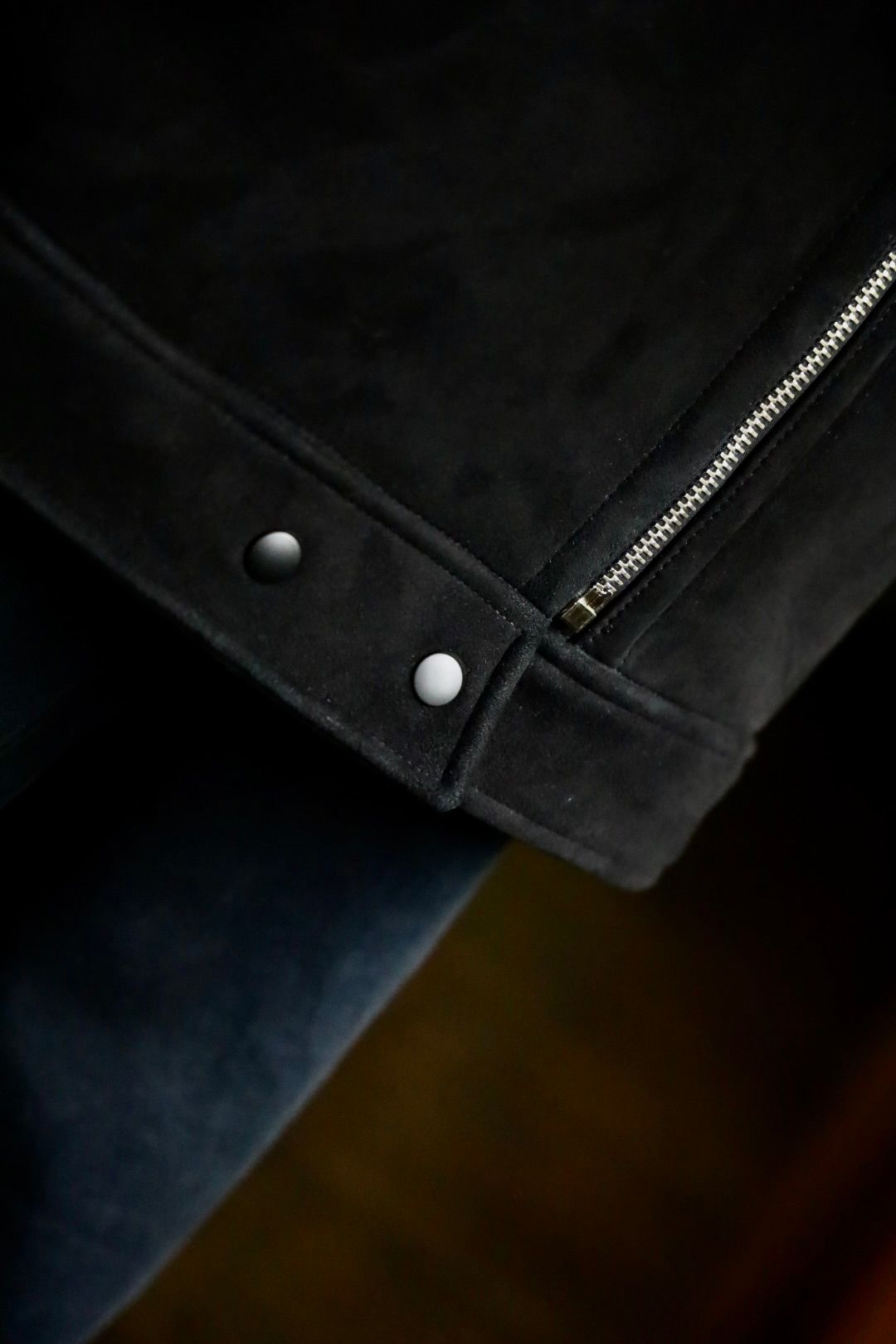 グラフペーパー24AW Sheep Mouton Aviator Jacket(GU243-20080)BLACK