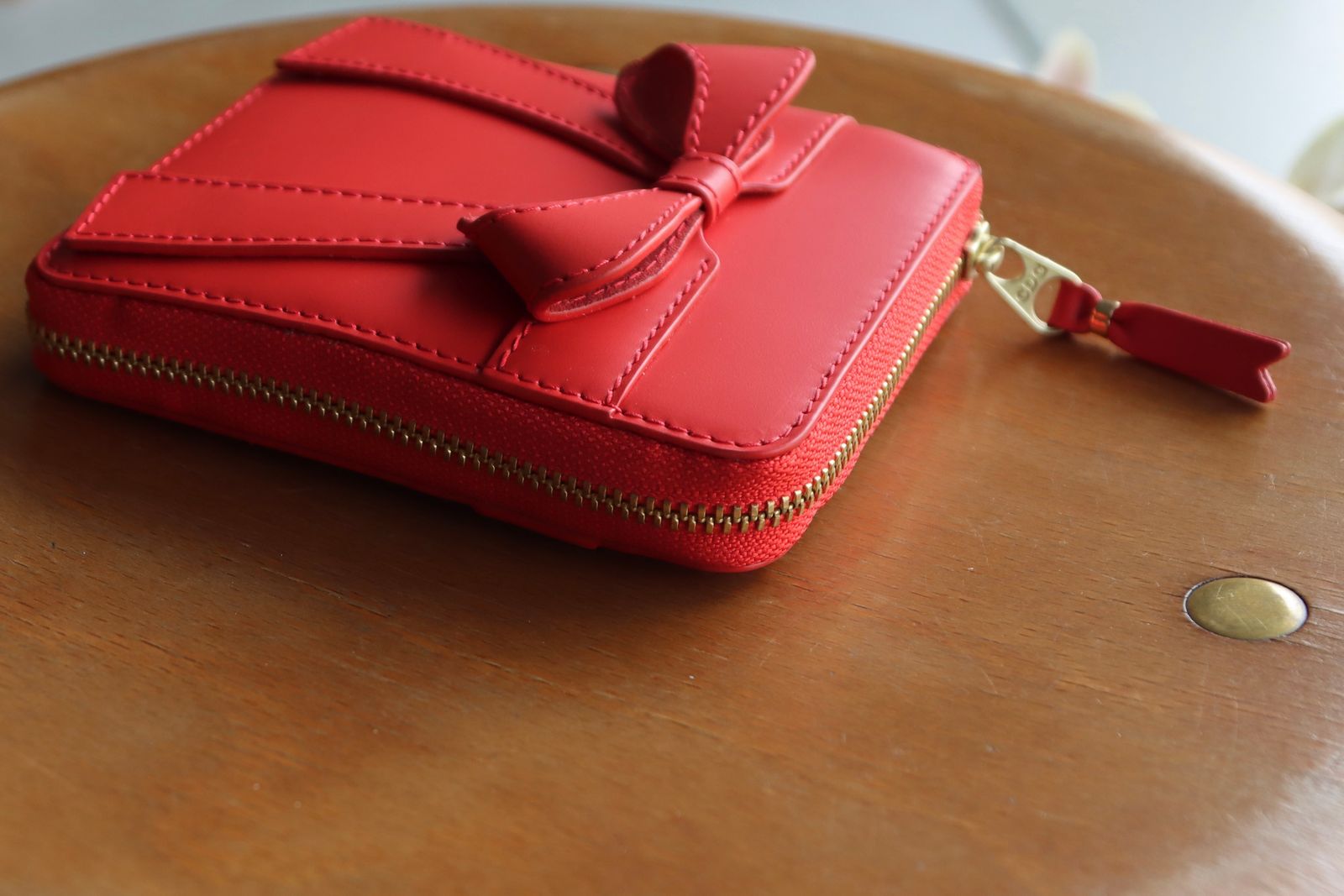 CDG Wallet Big Bow Full Zip Around財布 COMME des GARCONS Wallet＞BIG BOW ZIP AROUND WALLET/ウォレット