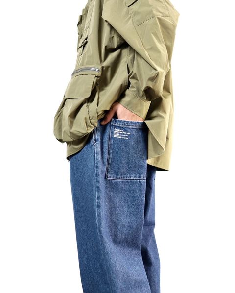 FreshService CORPORATE EASY DENIM PANTS"DARK BLUE"スタイル