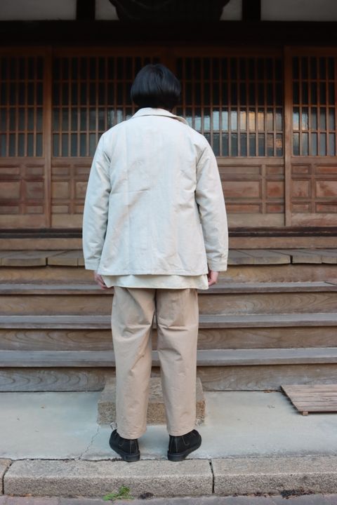 Ets.MATERIAUX  22SS French coveralls"OFF WHITE"style