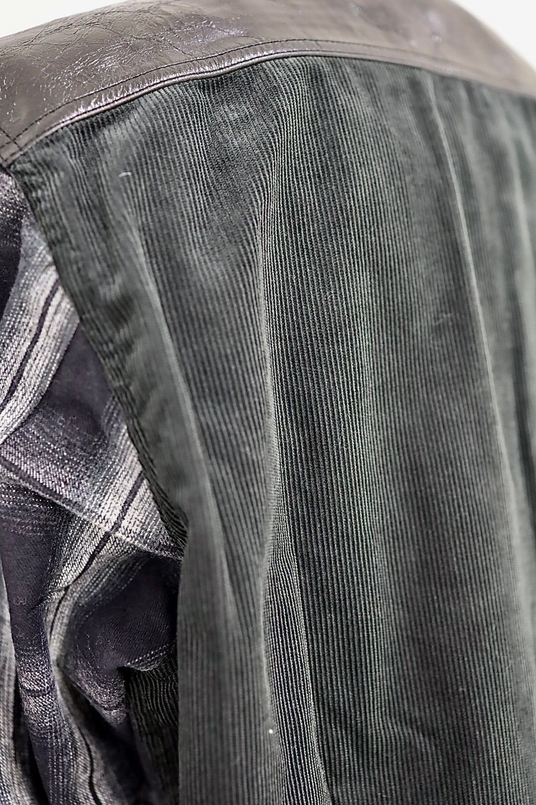 ジュンヤワタナベマン 25AW 綿フランネルチェックコーデュロイレザーシャツ(WP-B021-051)☆11月1日(土)発売!