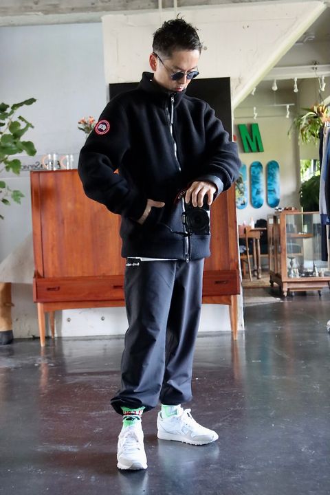 CANADA GOOSE カナダグース23AWフリースジャケットLawson Jacket Kind Fleeceスタイル