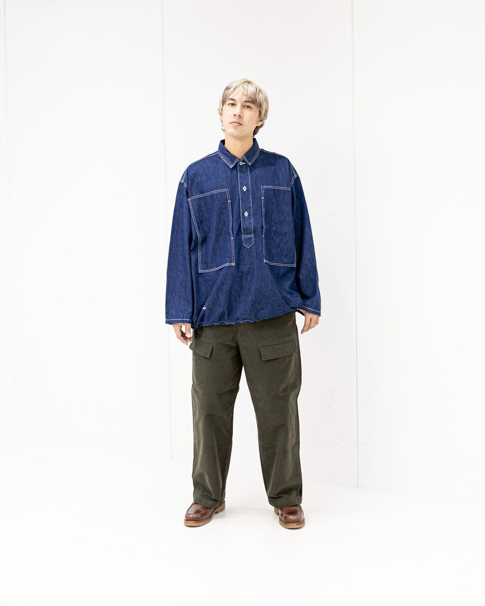 フレッシュサービス DENIM PULLOVER SHIRT(FSC261-50186OB)ONE WASH☆2月21日(土)新作発売！