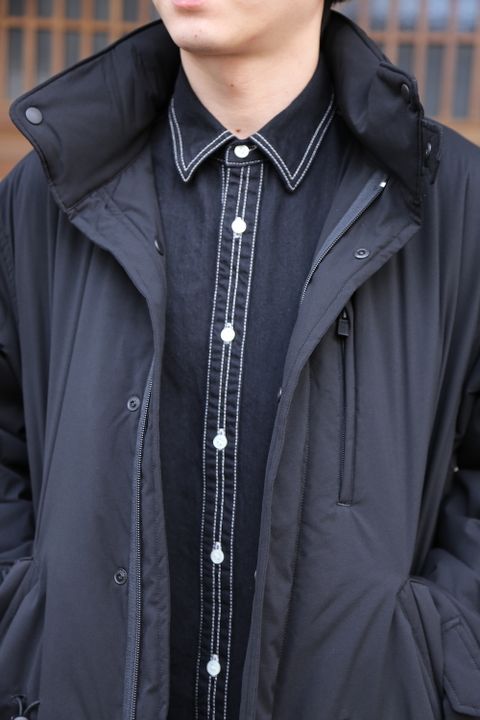 Yohji Yamamoto 2020AW 新作I-左胸片玉P付モッズコート style.2020.12.20.