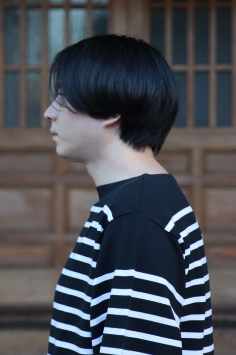 Ets.MATERIAUX French panel border(BLACK×WHITE)style.