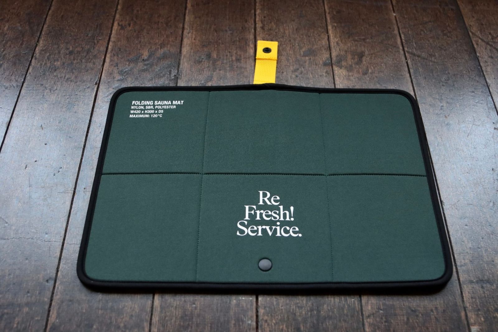 ReFresh!Service. “FOLDING SAUNA MAT”(GREEN)