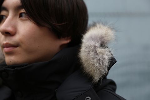 CANADA GOOSE WYNDHAM PARKA FF"BLACK"style.2020.8.8.