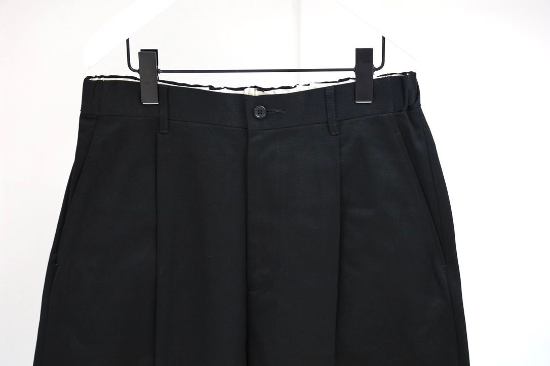 グラフペーパー   Westpoint Chino Wide Straight Trousers(GM263-40165B)BLACK☆8月15日(土)発売！