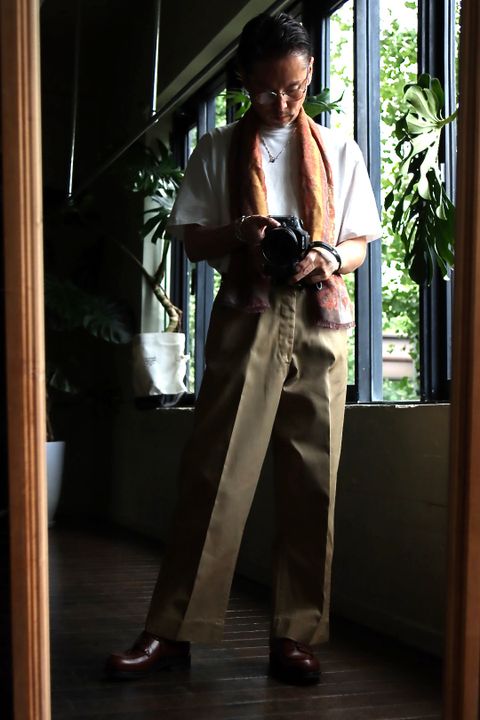 A.PRESSE アプレッセ22FW Vintage US ARMY Chino Trousersスタイル