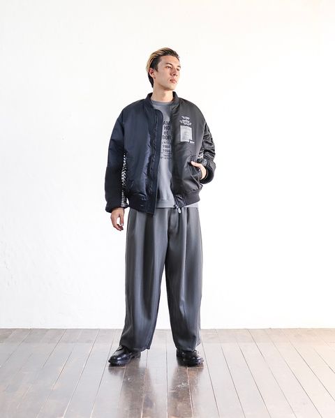 Yohji Yamamoto x NEIGHBORHOOD MA-1 JACKET スタイル