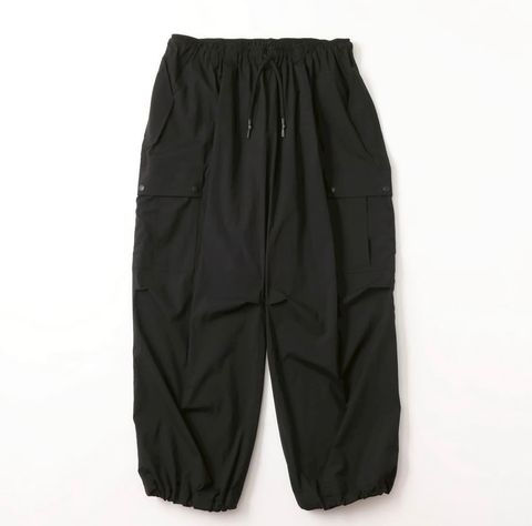 S.F.C 25FW エスエフシー PARACHUTE CARGO PANTS (SFCFW25P05)Black