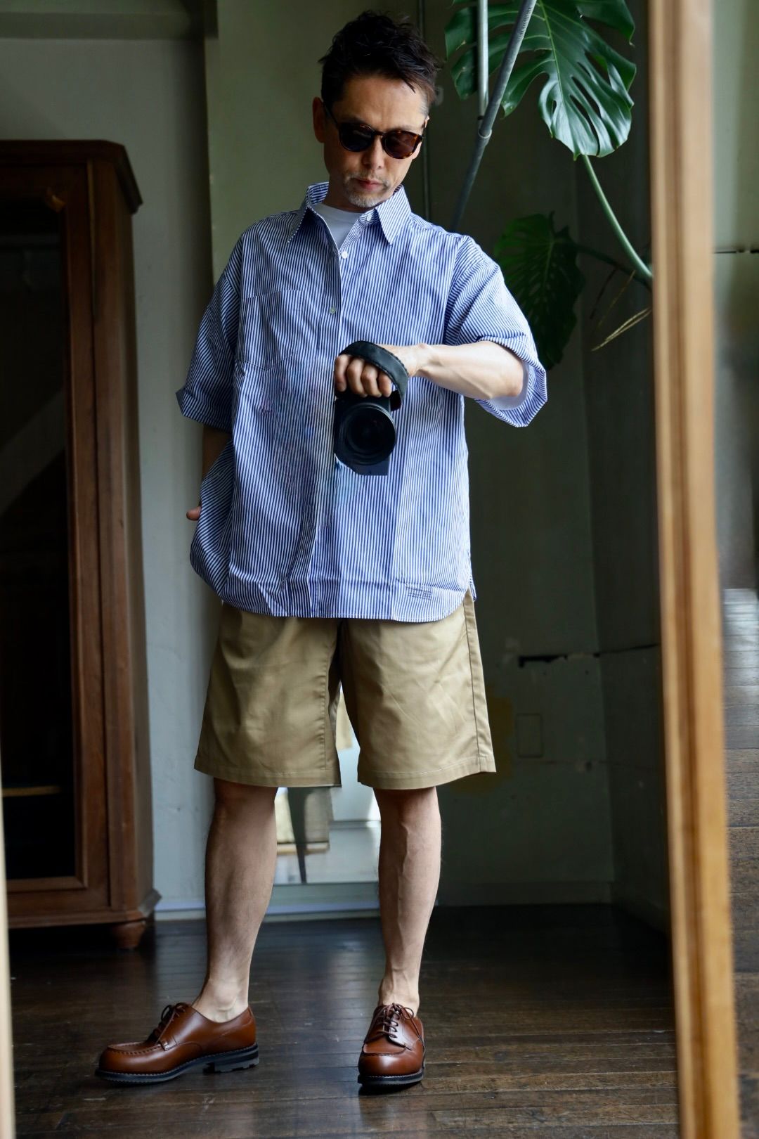 フレッシュサービス CORPORATE EASY SHORTS(BEIGE)