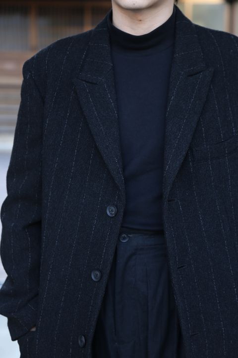 Yohji Yamamoto pour Homme 2020AW W-内田すずめ漢字1216ジャケット(HR-J26-849) style.2020.11.15.
