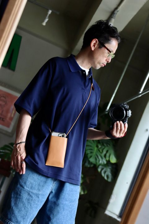 ETS.MATERIAUX マテリオ22SS Big POLO NAVYスタイル.2022.6.29.