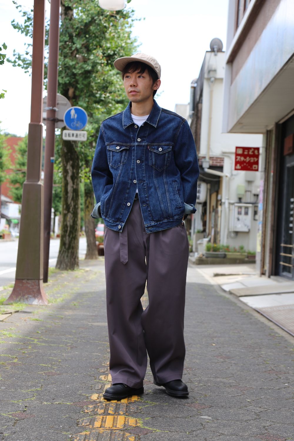 JUNYA WATANABE COMME des GARCONS MAN 綿デニム×ウールツイルチェック ...