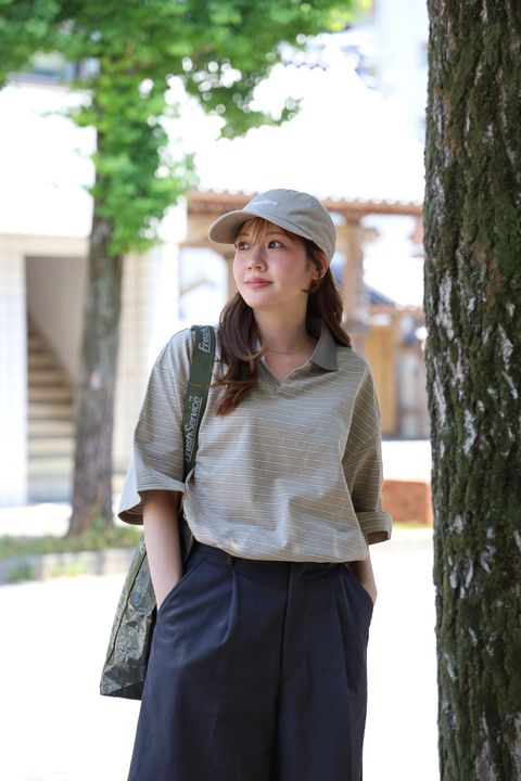 FreshService 26SS 新作COMPACT BORDER V-NECK POLO style.2026.5.31