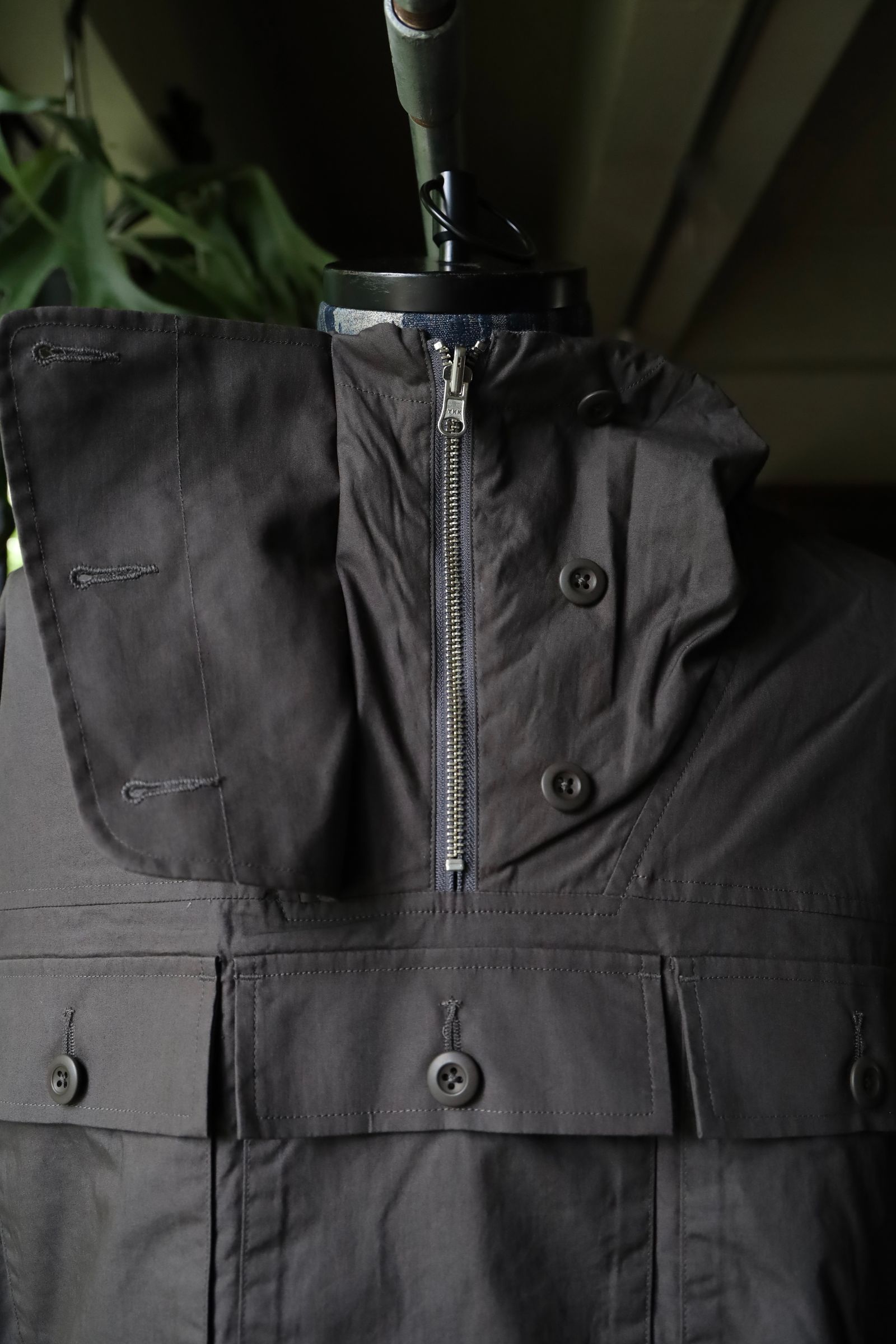 フレッシュサービス TYPEWRITER REVERSIBLE WINDBLUSE(FSC243-30007)GRAY