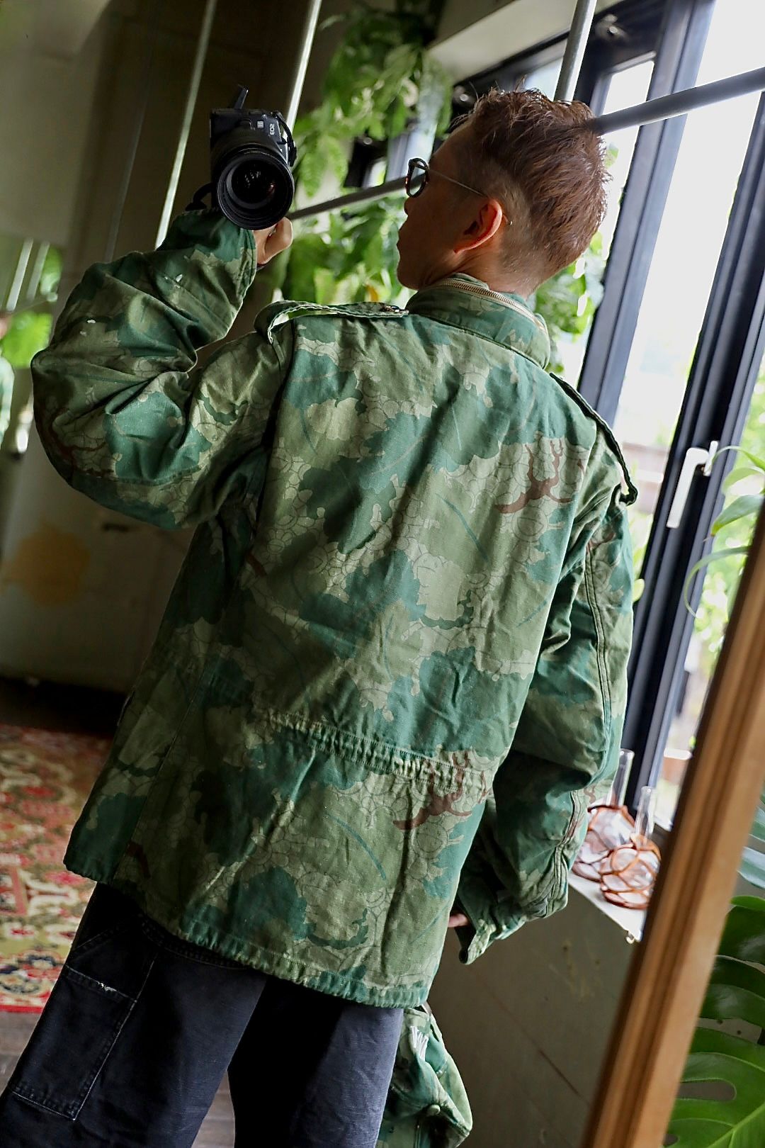 mononoke・made M-65 JACKET CAMOスタイル