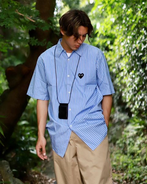 PLAY COMME des GARCON 23SS STRIPE S/S SHIRT スタイル
