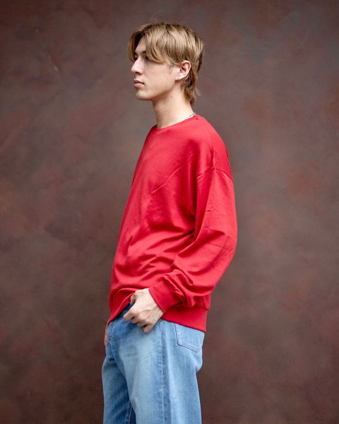 FRUIT OF THE LOOM CUT AND SEWN TOP “LIKE A KNITTED SWEATER” 金子恵治 "CHACOAL" style 2024.7.27 発売！