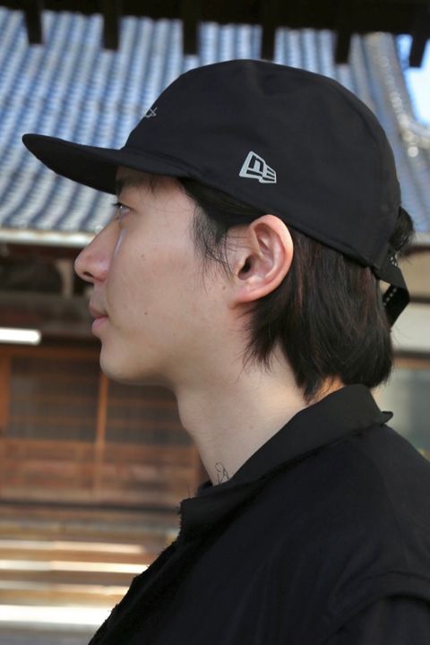 Yohji Yamamoto 新作半袖 コットン Tシャツ シグネチャーロゴ パリ ブラック レギュラーフィット style.2020.11.4