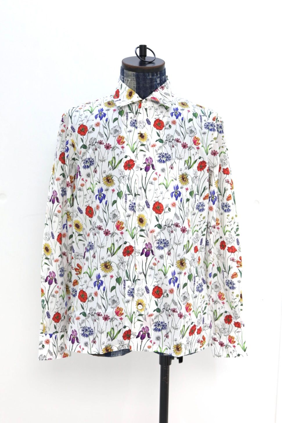 ジュンヤワタナベマン 26SS MARIA SANTAGELO 綿花柄シャツ(WQ-B013-051)☆2月6日(金)発売！