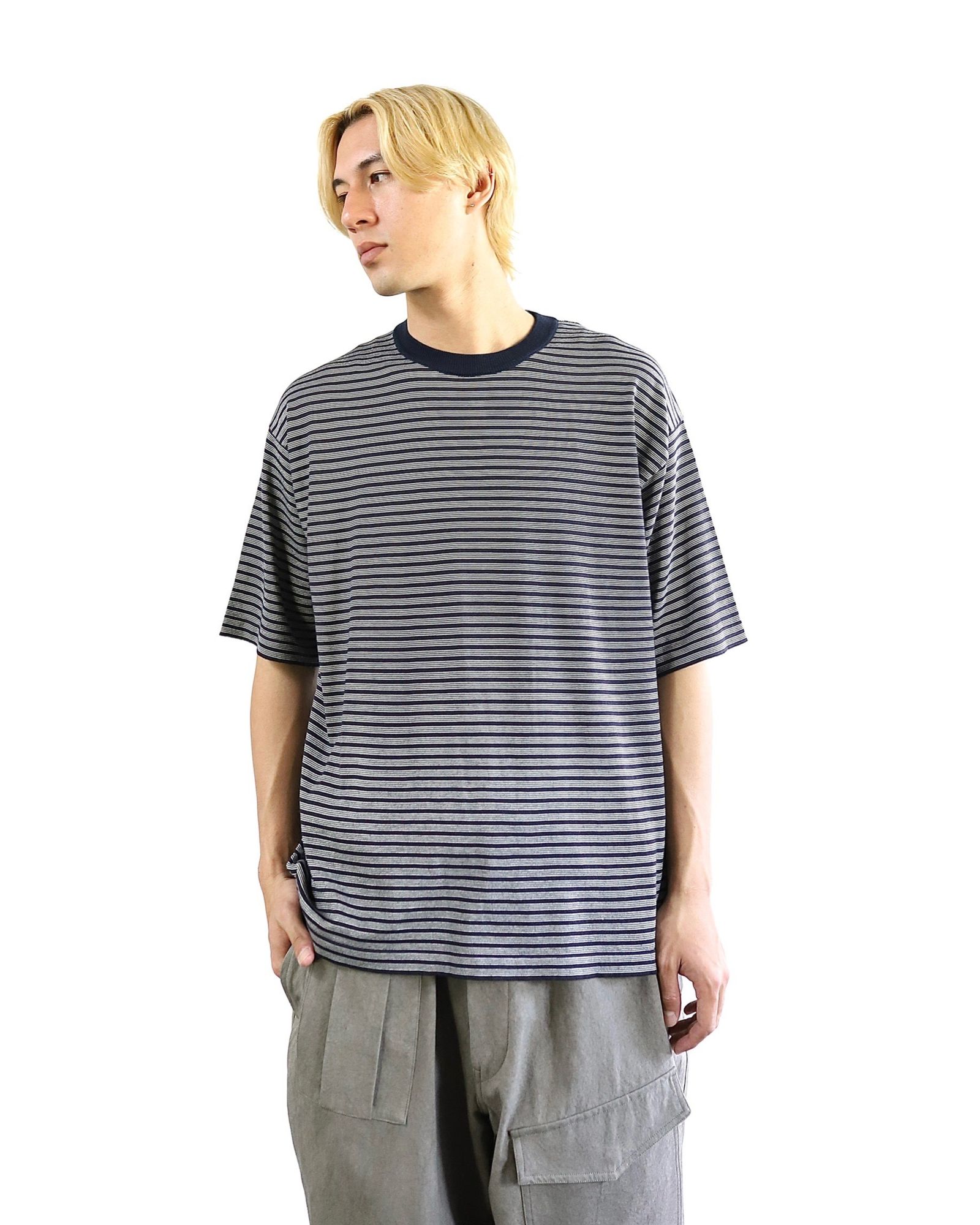 A.PRESSE High Gauge S S Striped T-Shirt 最も優遇 - トップス