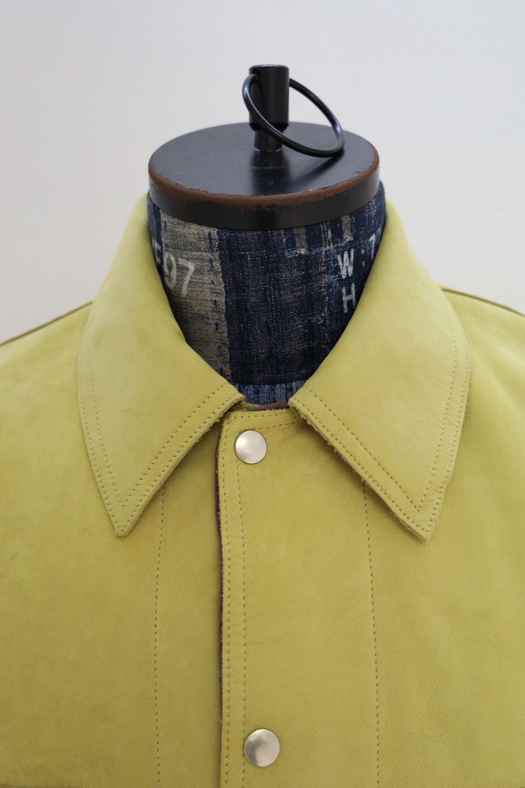 ヨーク 25FW Nuback Leather Coverall Jacket(YK25FW01019B) YELLOW BEIGE☆10月11日(土)新作発売！