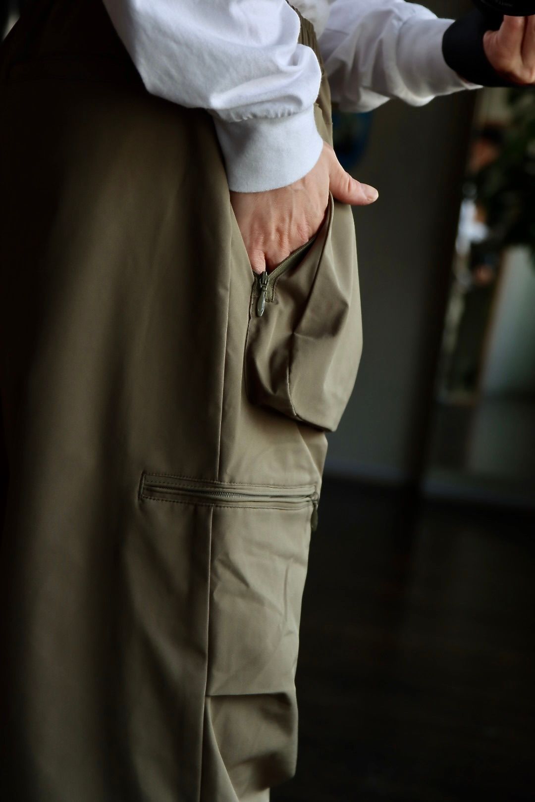 FreshService 23SS SOLOTEX TWILL FUNCTIONAL BLOUSON"KHAKI"スタイル