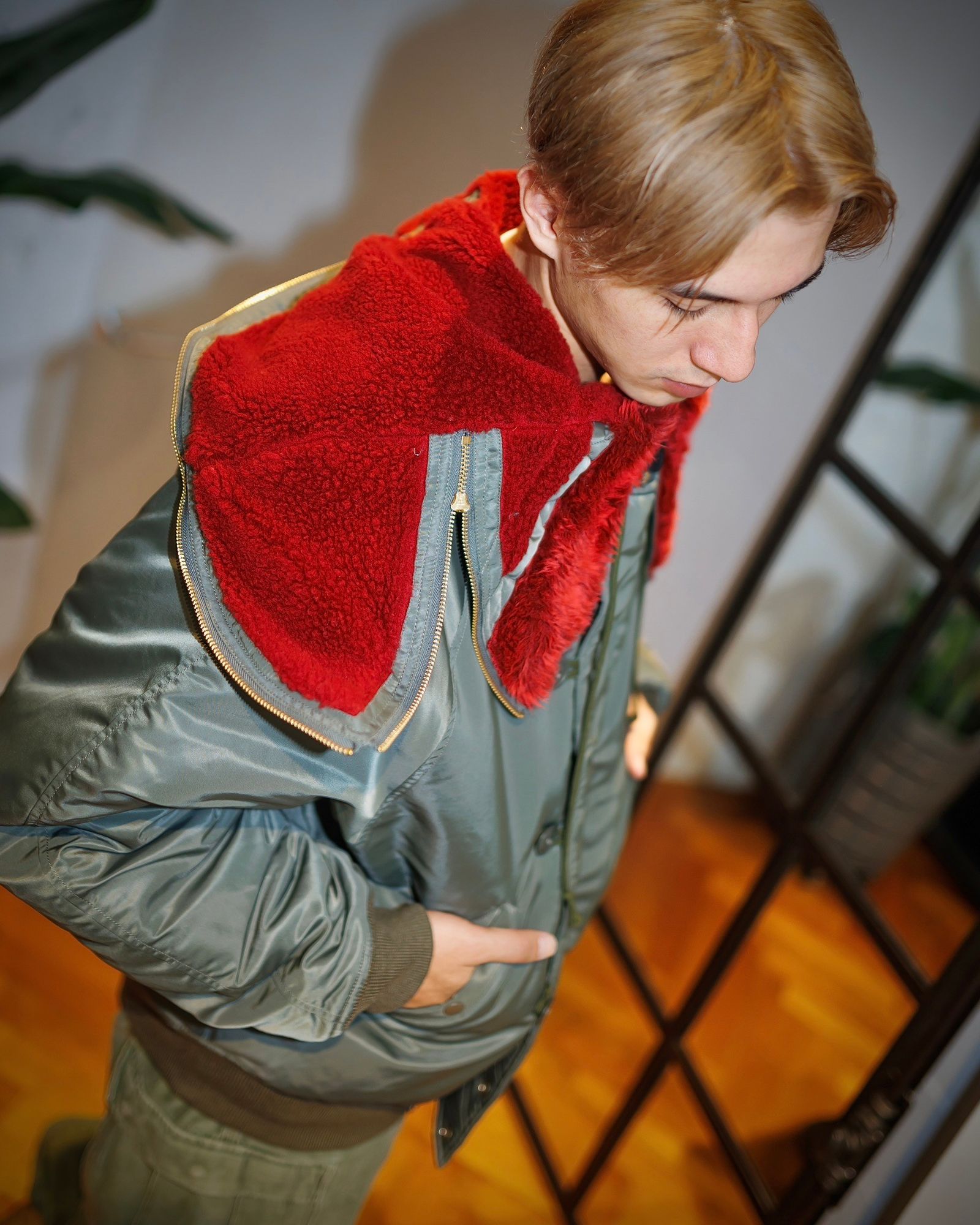 ジャケット・アウター Doublet Petal Mouth Hood Bomber Jacket Doublet Petal Mouth Hood Bomber Jacket in Green for Men | Lyst
