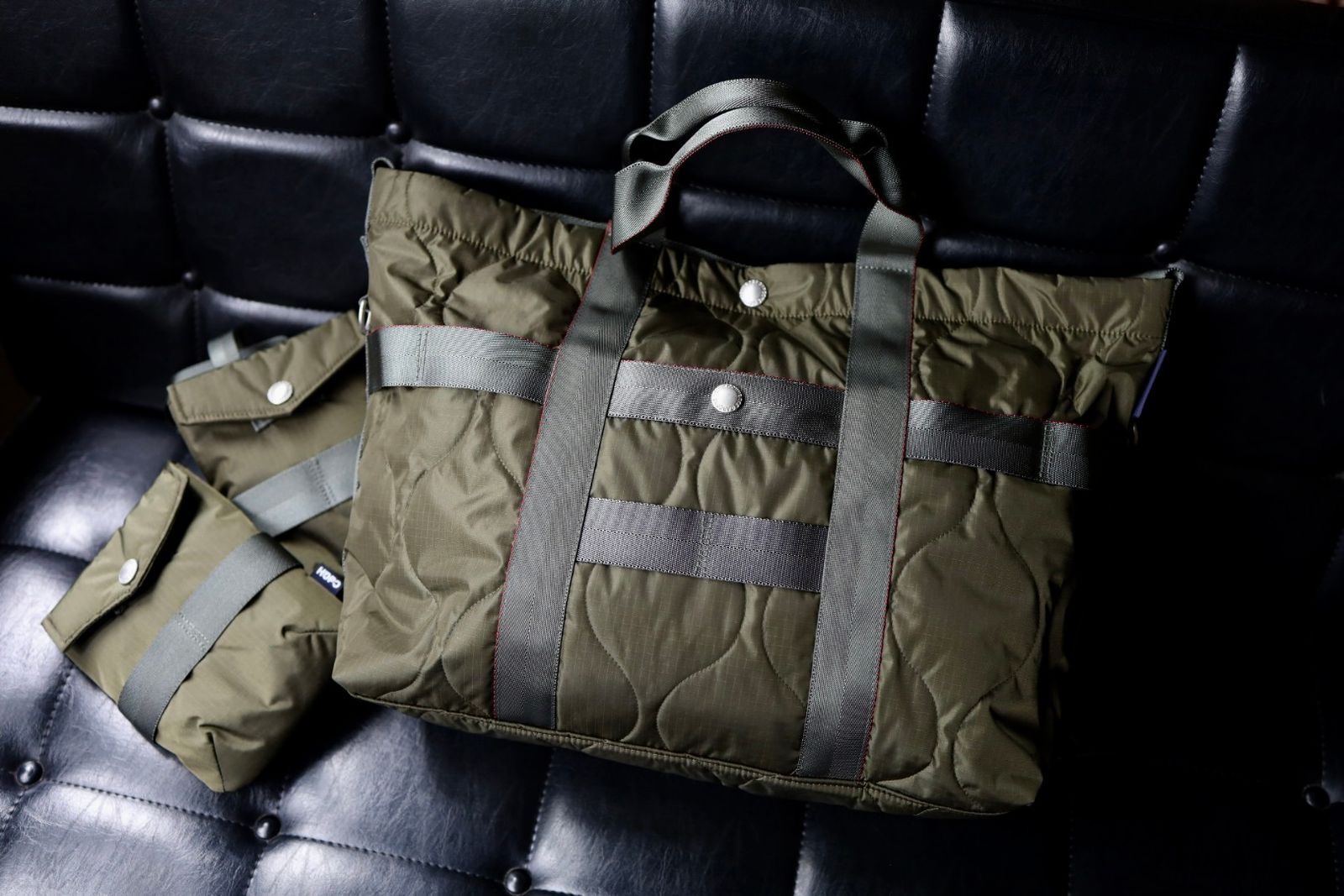 コムデギャルソンオム バッグ 2WAYキルティングTOTE BAG(HR-K206-051)KHAKI☆10月2日(金)発売！