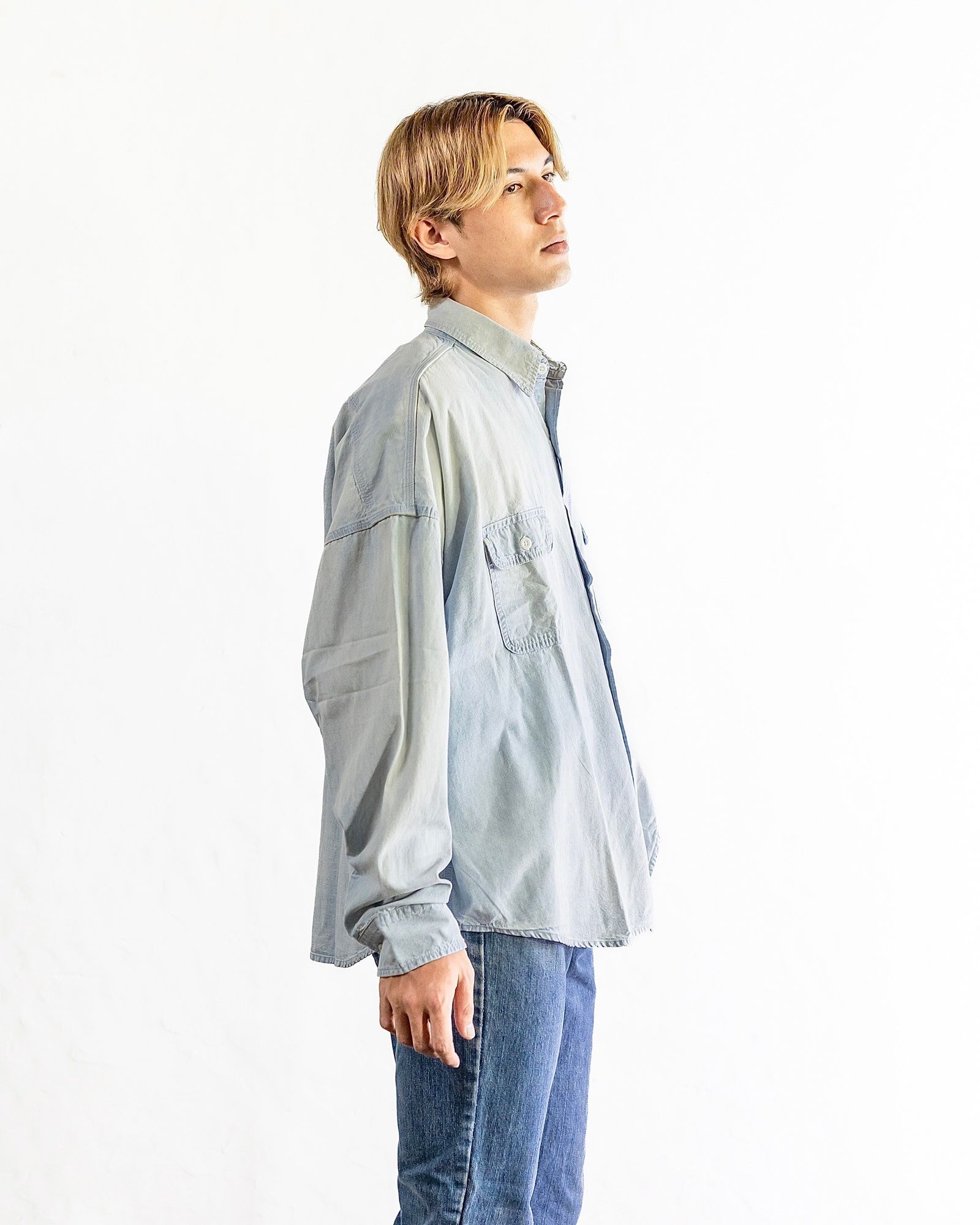 SAINT Mxxxxxx SHIRT/BLUE style 8月10日(土)新作発売！