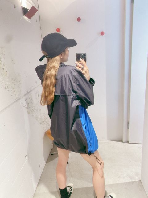 PLAY Comme des Garçons x K-WAYフルジップアップナイロンパーカーstyle.2024.7.2