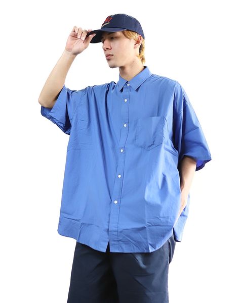 FreshService 24SS CORPORATE UNIFORM S/S SHIRT (BLUE)style 2024.3.8