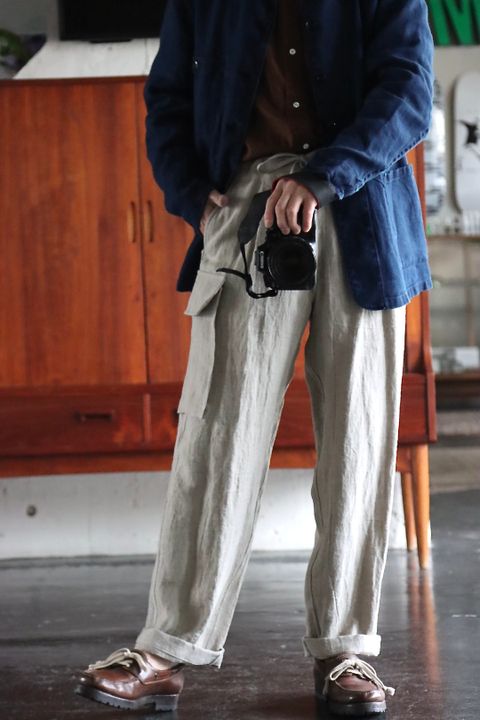 Ets.MATERIAUX 22SS French work jacket"BLUE"style.