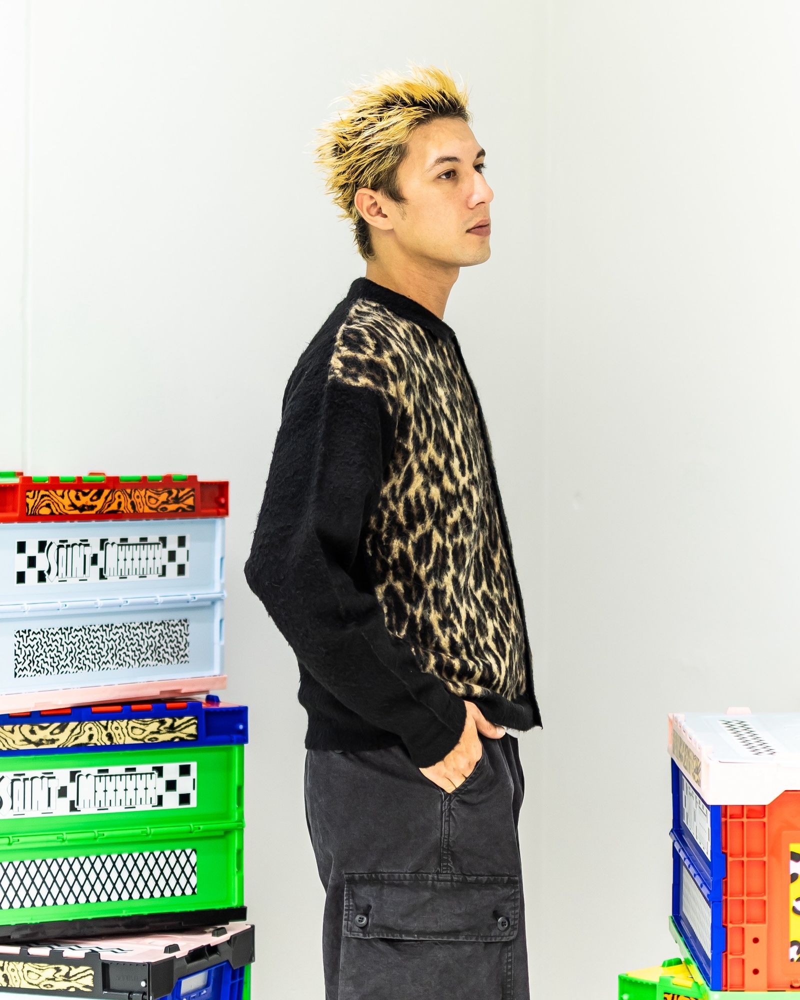 SAINT Mxxxxxx LEOPARD KNIT CARDIGAN 10月11日(土)新作発売！