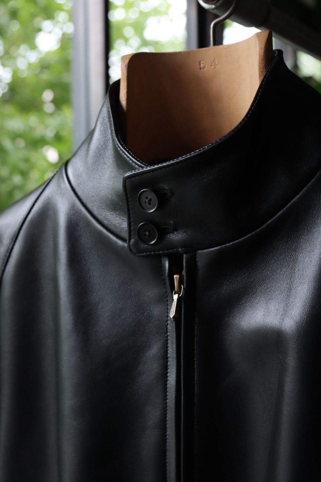 A.PRESSE - アプレッセ23AW Leather Harrington Jacket(23AAP-01